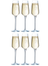 Chef & Sommelier Champagne glasses Sublym Flute - 210 ml - 6 pieces