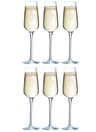 Chef & Sommelier Champagne glasses Sublym Flute - 210 ml - 6 pieces