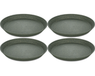 Koziol breakfast plates / Dessert plates Connect Gray ø 21 cm - 4 Pieces