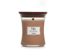 WoodWick Scented Candle Medium Cashmere - 11 cm / ø 10 cm - Scented Candle in Glass - Wooden Wick