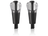 Vacu Vin Wijnschenker and wine stopper - 2-in-1 - Black - 2 pieces