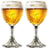 Grimbergen Beer glass on Foot - 330 ml - 2 pieces