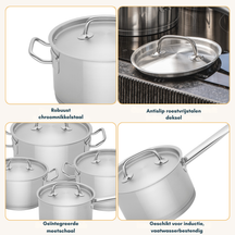 Sola Cookware set Profiline Deluxe - Silver - 4 piece set
