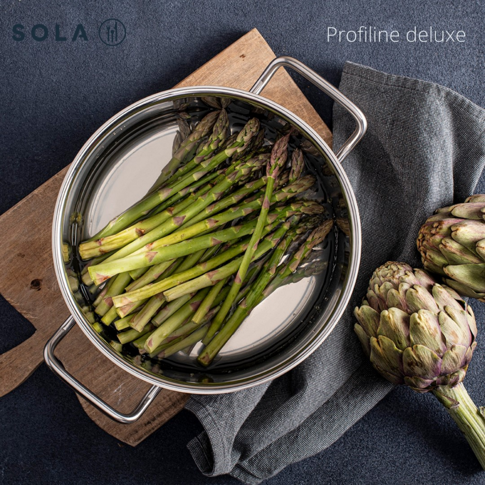Sola Cookware set Profiline Deluxe - Silver - 4 piece set