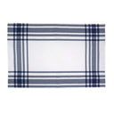 KOOK Tea towel Stripe Blue 60 x 60 cm