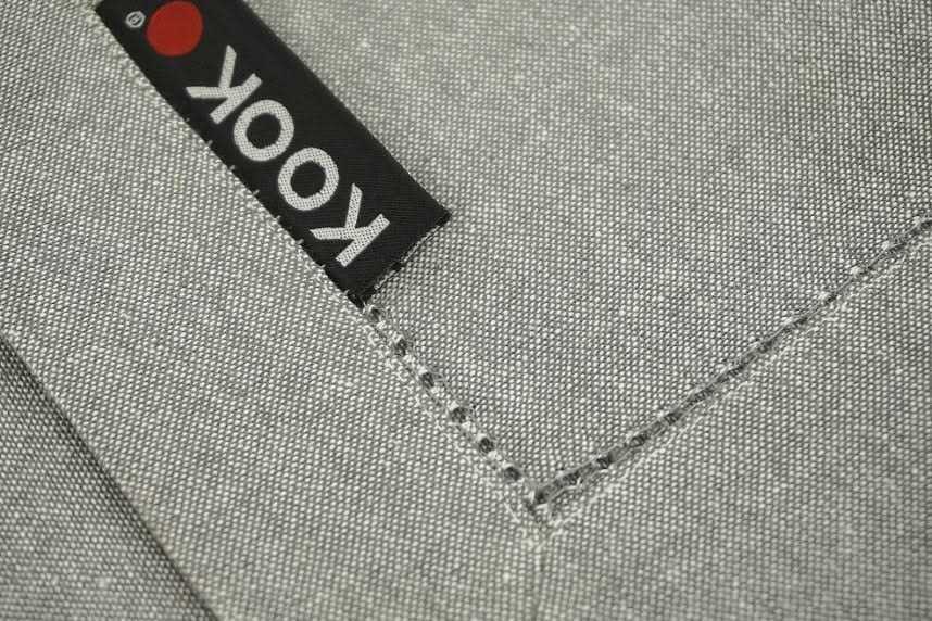 KOOK Napkins Mashed Gray - 4 Pieces