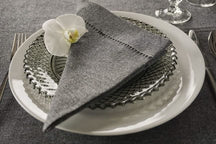 KOOK Napkins Mashed Black - 4 Pieces