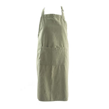 KOOK Kitchen Apron Washed Uni Khaki 90 x 70 cm