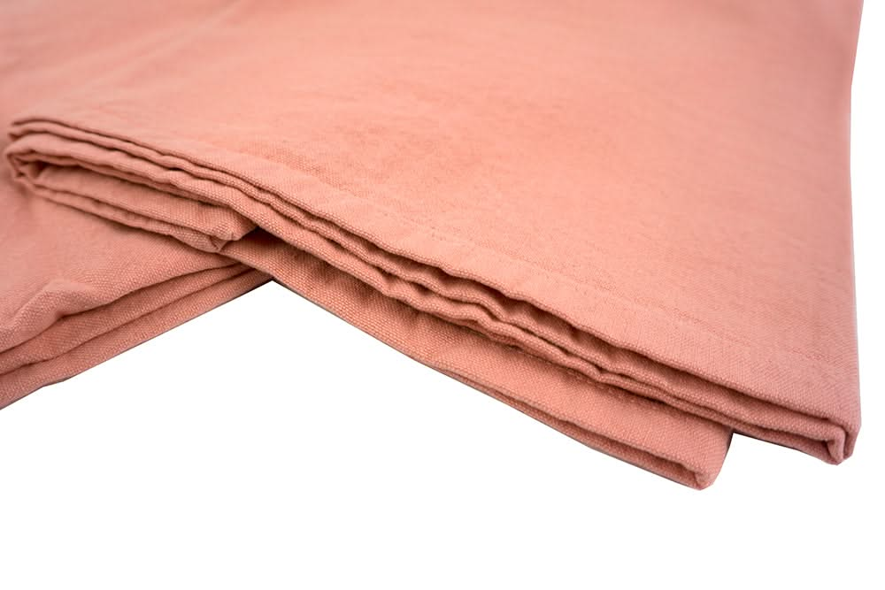 KOOK Tablecloth Washed Pink - 140 x 230 cm