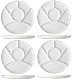 Cosy & Trendy Gourmet plates 6 compartments ø 23.5 cm - 4 Pieces