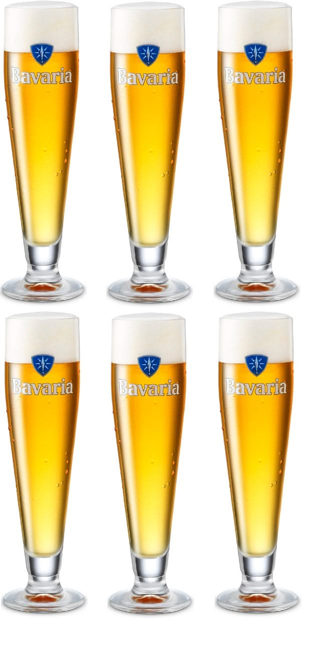 Bavaria Beer glass on Foot - 250 ml - 6 pieces