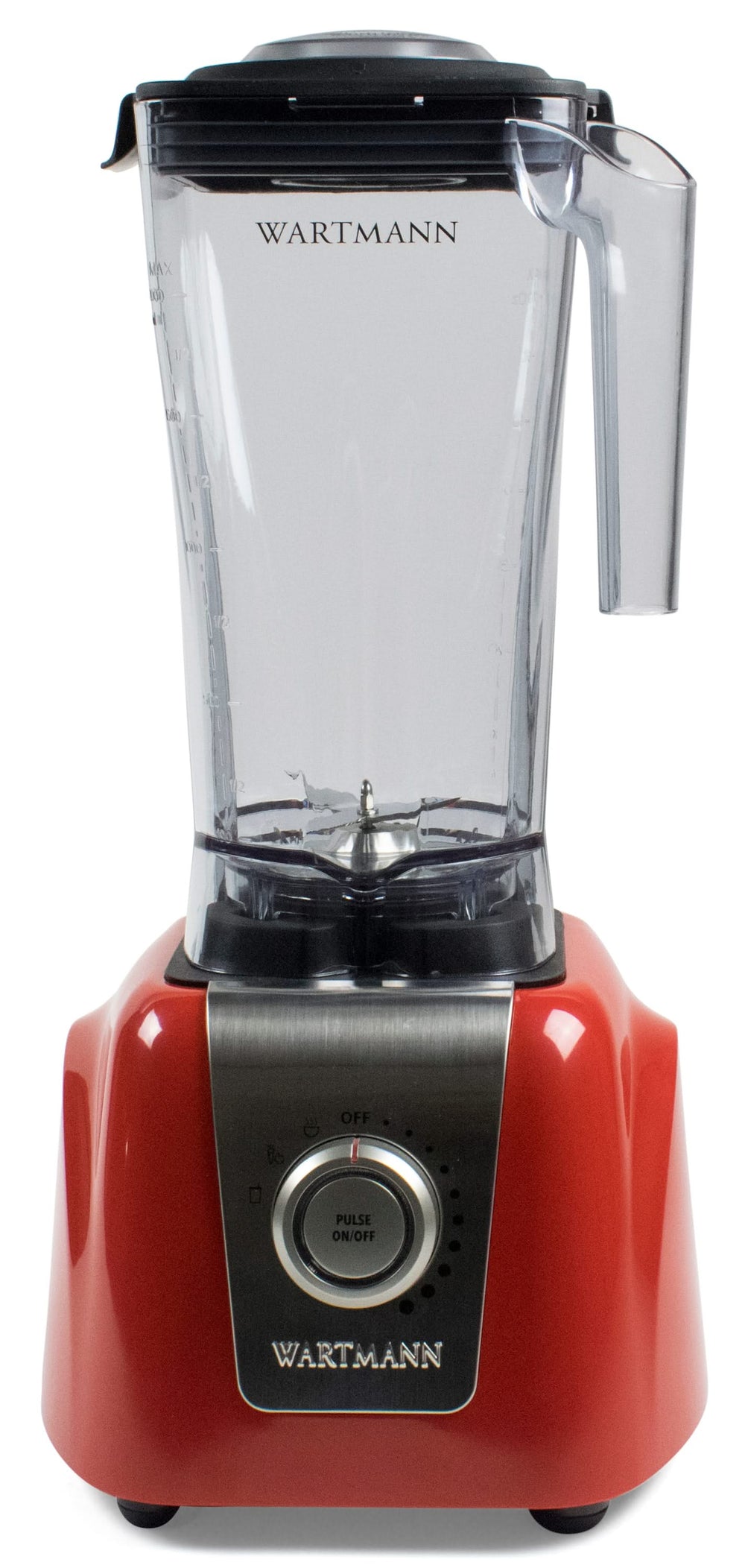 Wartmann Blender - 1250 W - red - 2 liters