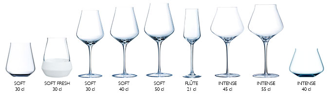 Chef & Sommelier White Wine Glasses Reveal Up - 300 ml - 6 pieces