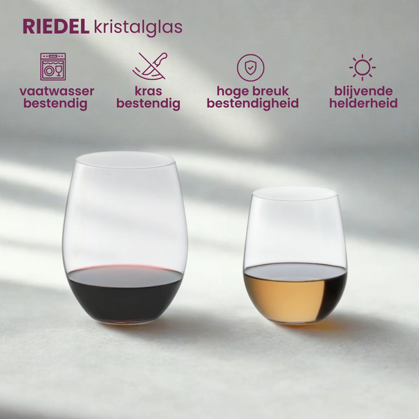 Riedel White Wine Glasses O Wine - Viognier / Chardonnay - Pay 6 Get 8