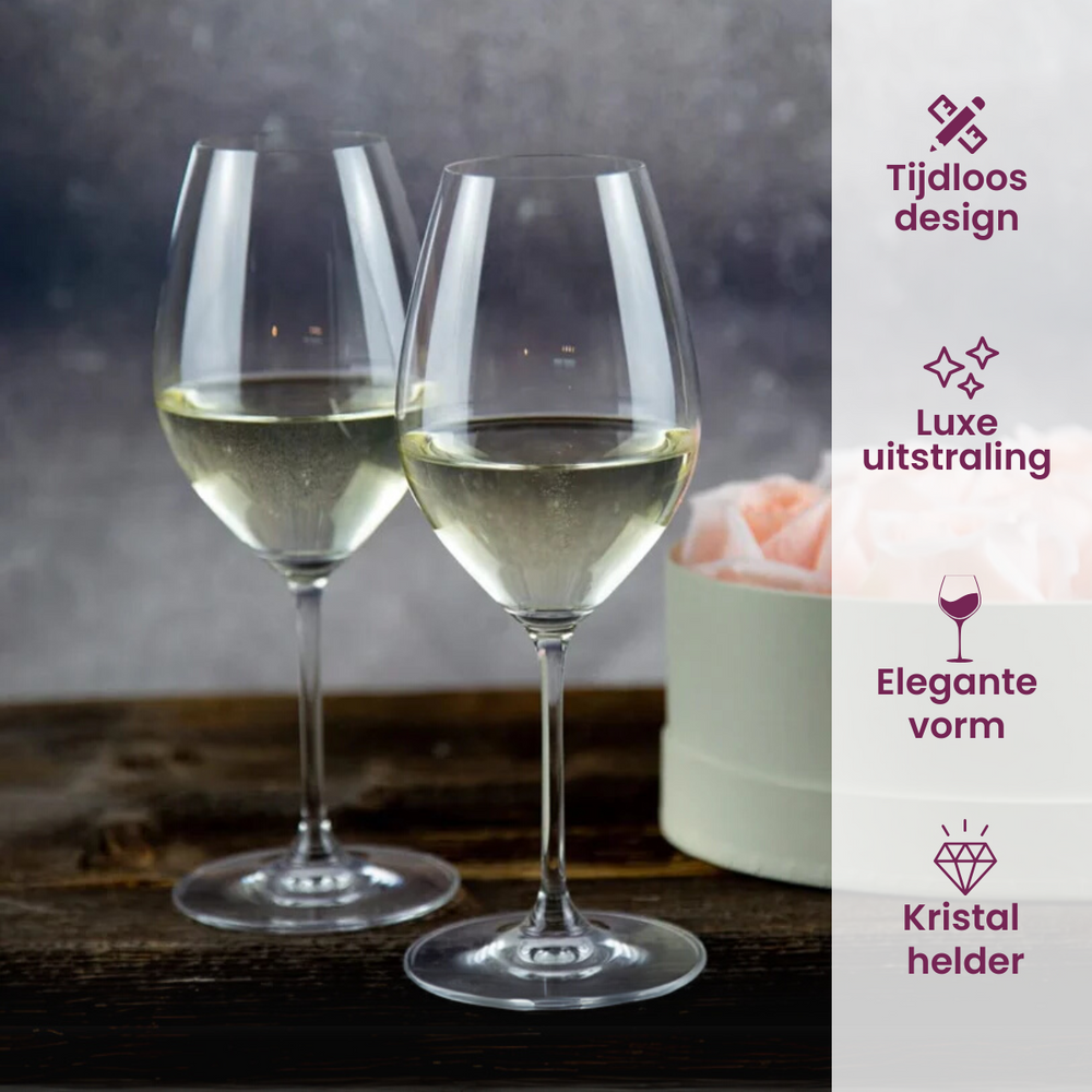 Riedel White Wine Glasses Vinum - Viognier / Chardonnay - Pay 6 Get 8