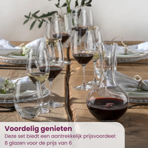 Riedel White Wine Glasses Vinum - Viognier / Chardonnay - Pay 6 Get 8