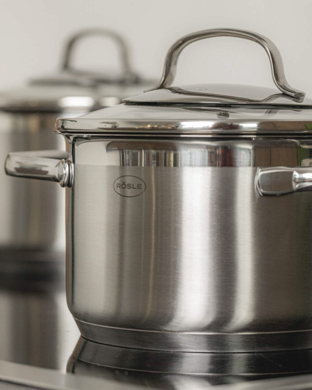 Rosle Cookware Set Elegance - Cooking Pots + Lids & Saucepan - 4 Pieces
