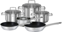 Rosle Pan Set Moments - Cooking Pots + Lids, Saucepan & Frying Pans ø 20 & 28 cm - 6 Piece