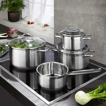 Rosle Cookware Set Elegance - Cooking Pots + Lids & Saucepan - 4 Pieces