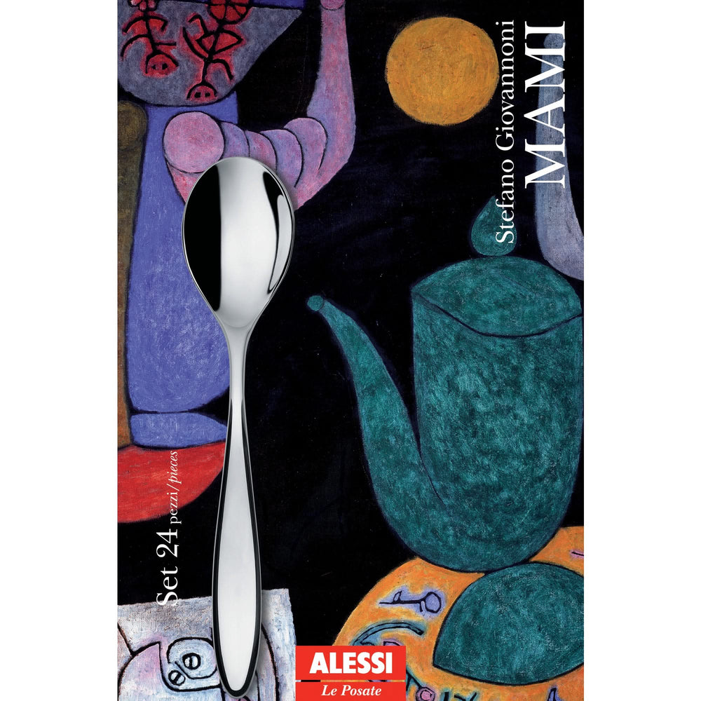 Alessi Cutlery set Mami - SG38S24M - Monoblock - 24-piece / 6 people - by Stefano Giovannoni