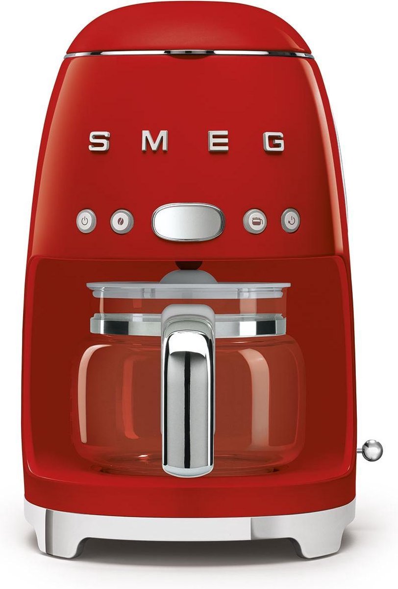 SMEG Coffee maker - 1050 W - red - 1.4 liters - DCF02RDEU