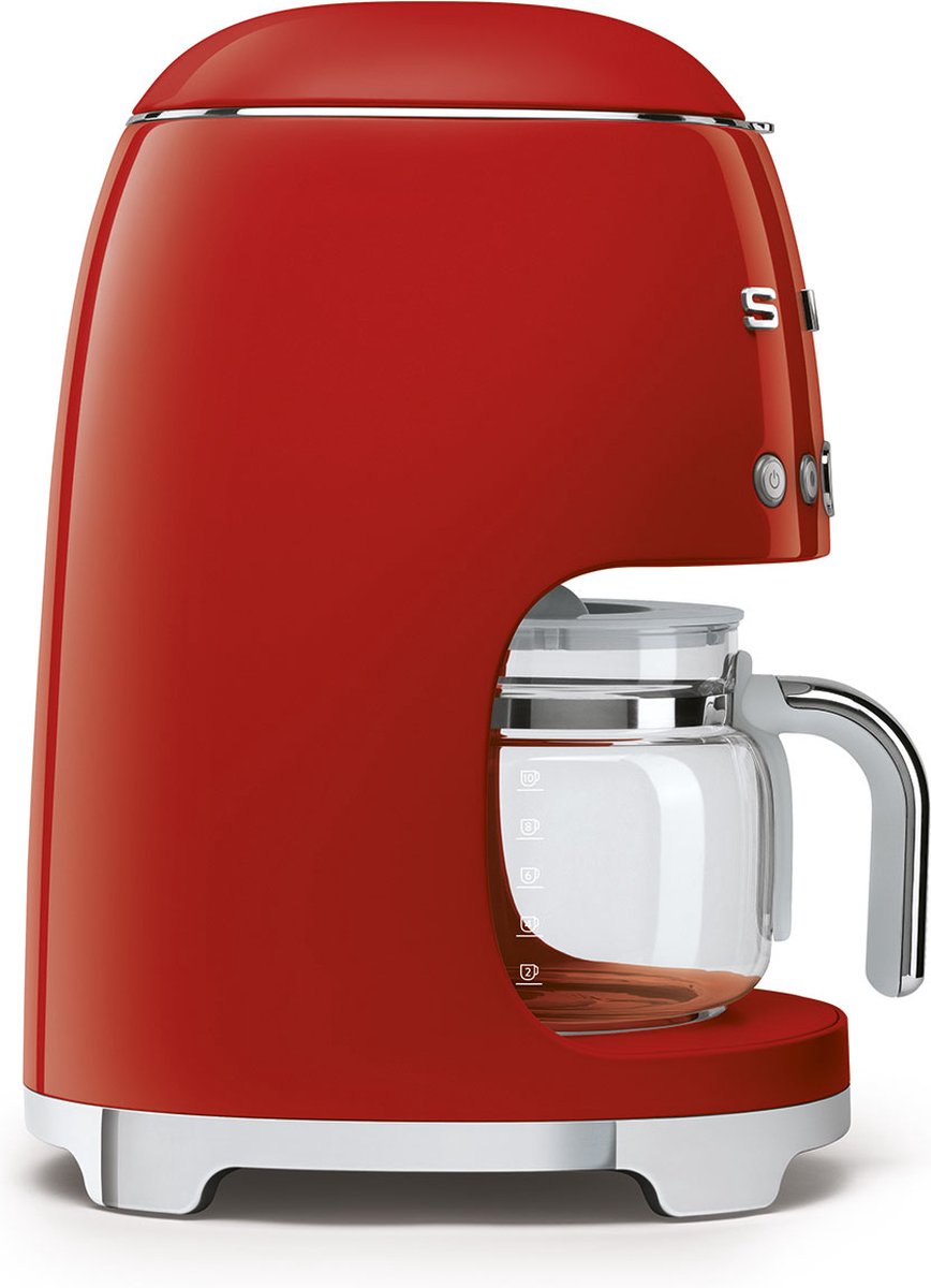 SMEG Coffee maker - 1050 W - red - 1.4 liters - DCF02RDEU