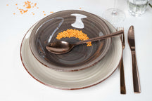 Cookinglife Dinner Plates Delice Gray ø 26.5 cm - 6 pieces