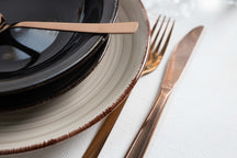 Cookinglife Deep Plates / Pasta Bowls Delice Gray ø 21 cm - 6 pieces