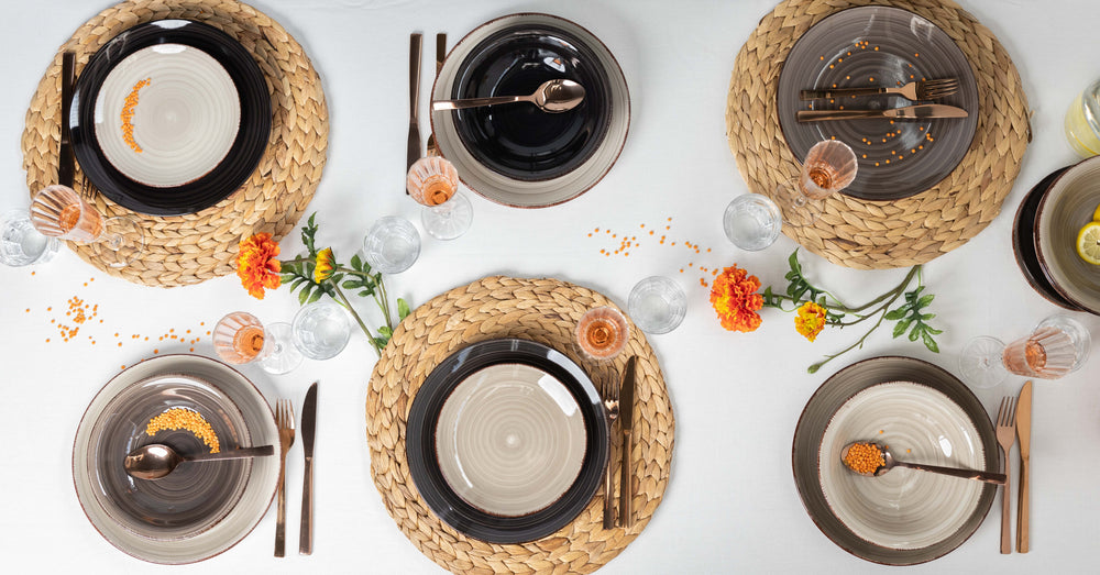 Cookinglife Side Plates / Dessert Plates Delice Grey ø 19 cm - 6 pieces