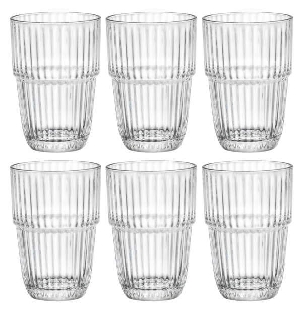 Bormioli Rocco Long drink glasses Barshine - 380 ml - 6 pieces