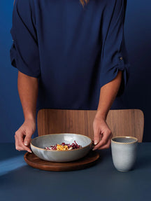 ASA Selection Deep Plates Seasons Denim ø 21 cm - 4 Pieces