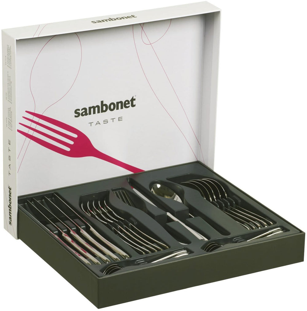 Sambonet Cutlery set Taste - Antique Champagne - 24 pieces / 6 people