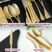 Sambonet Coffee spoons Royal Champagne 6 Pieces