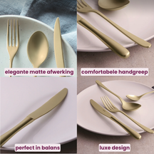 Sambonet Cutlery Set Taste Mirror - Stainless Steel - 4 Pieces / 1 Person