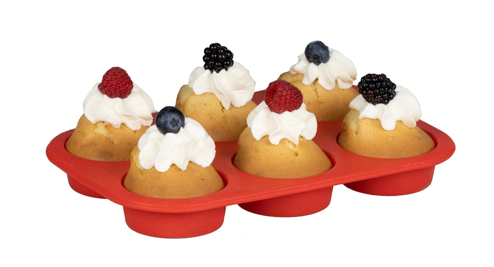 Sareva Muffin mold - 6 muffins - Silicone