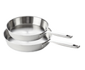 Beka Frying Pan Set Maestro Stainless Steel - ø 24 & 28 cm - without non-stick coating - suitable for all heat sources