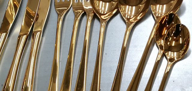 Polishing Sambonet Cutlery