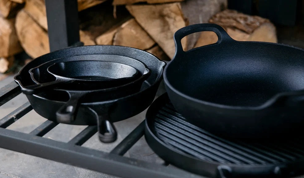 Cast iron pans for life.