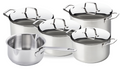 Beka Cookware Set Maestro 5-Piece - without non-stick coating - suitable for all heat sources (Cooking pots, Saucepan & Soup pot)