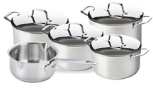 Beka Cookware Set Maestro 5-Piece - without non-stick coating - suitable for all heat sources (Cooking pots, Saucepan & Soup pot)