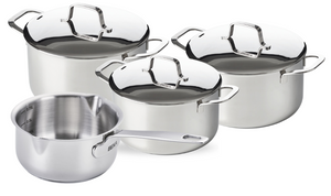 Beka Cookware Set Maestro 4-Piece - without non-stick coating - suitable for all heat sources (Cooking pots & Saucepan)