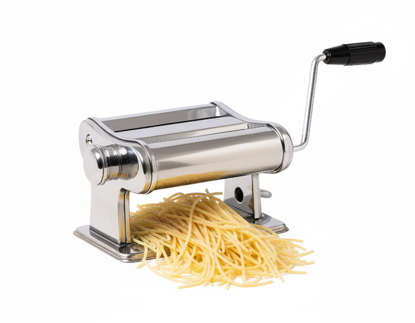 Cookinglife Pasta Machine Italian Chrome for Lasagna and Spaghetti