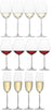 Schott Zwiesel Wine Glass Set Muse - 12 Piece - Red and White Wine Glasses & Champagne Glasses