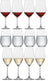 Schott Zwiesel Glass set Forté - 12 piece - Red Wine Glasses, Water Glasses and Champagne Glasses