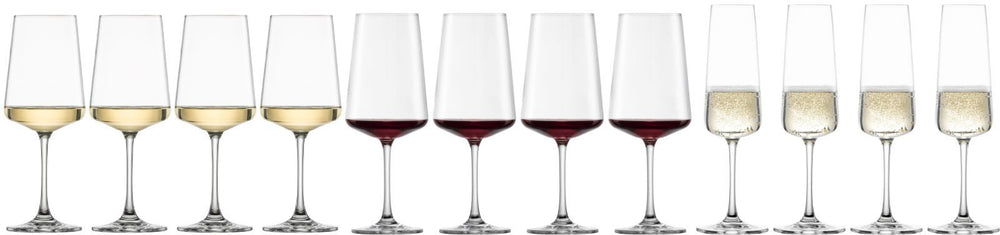 Schott Zwiesel Red, White and Champagne Glasses MioVino - 12-piece