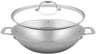 Sola Wok Pan with Lid Green Cooking - ø 32 cm