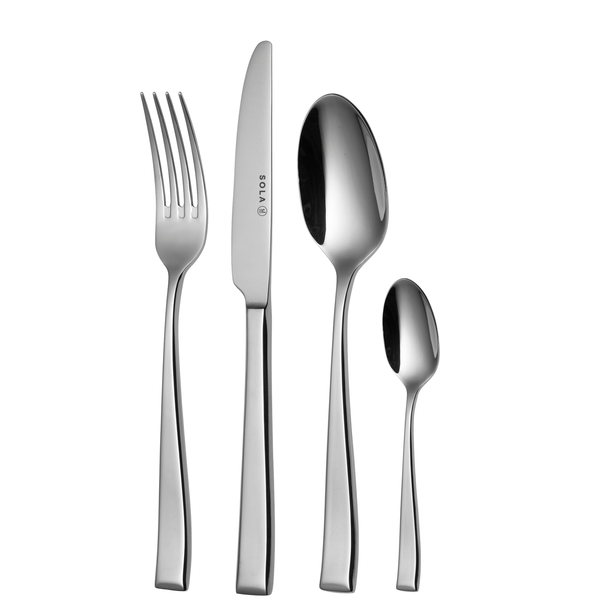 Sola Cutlery Set Durban - 18/10 Stainless Steel - 24 Pieces / 6 People