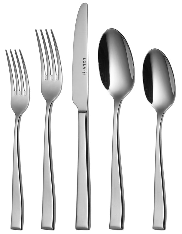 Sola Cutlery Set Durban - 18/10 Stainless Steel - 90 pieces / 9 people