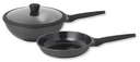 Sola Ceramic Deluxe Pan Set - Frying pan ø 28 cm and Sola Wok pan ø 30 cm