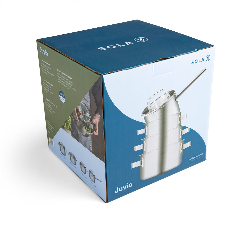 Sola Cookware set Juvia - 4 piece set - Induction & Downdraft suitable